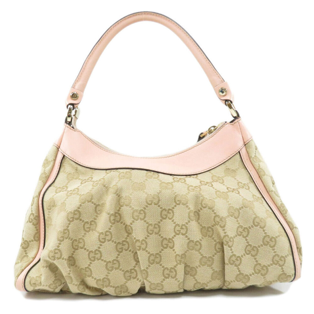Gucci beige pink. Monogram Hobo bag Ring